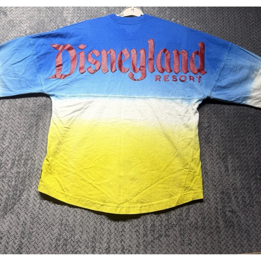 Disneyland Spirit‎ Jersey Snow White Small Ombre Blue Yellow Red Apple USA